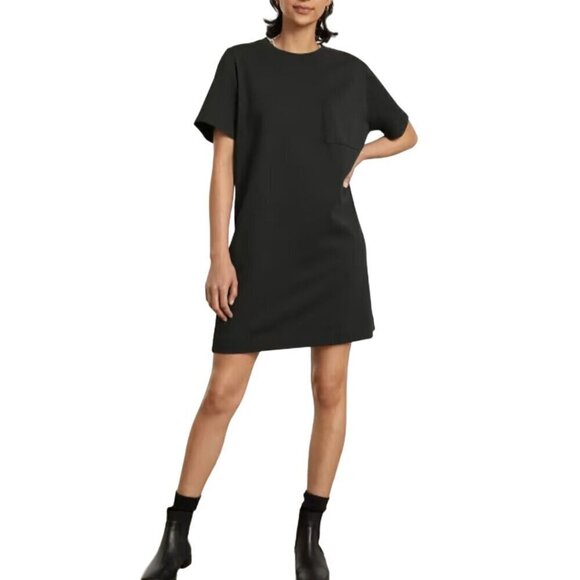 Everlane Organic Cotton Weekend Tee Dress Royal Blue Size S - Picture 5 of 6